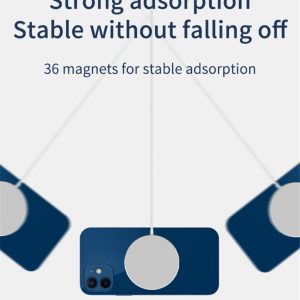 15W Magnetic Wireless Charger For iPhone 12 Pro Max Mini Qi Fast Charger