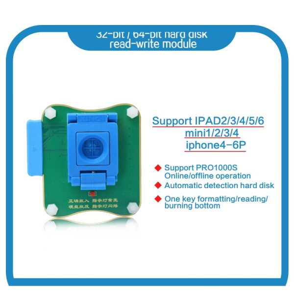 JC Pro1000S PCIE NAND Programmer JC P11 P8 P7 64 32 Bit for iPhone 7 7P 8 8P X XSMAX XR iPad PRO Read Write Error Tes