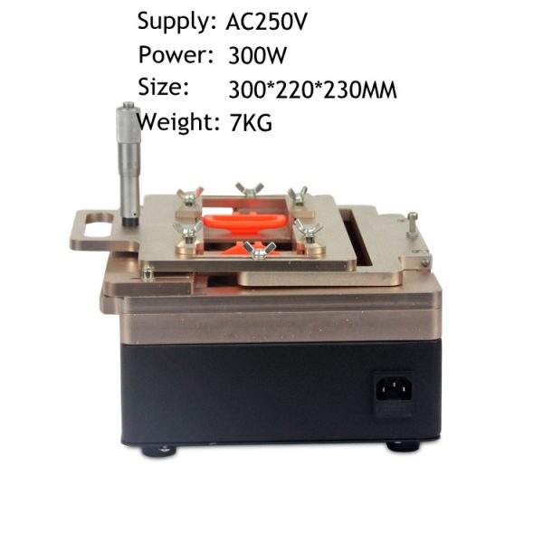 Middle Frame Bezel Separator machine for Samsung Tablet phone heated split tools #TBK998
