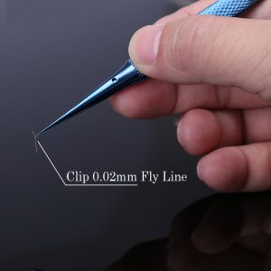 Titanium Alloy/Stainless Steel Professional Repair Tool 0.15mm Edge Precise Fingerprint Fly Line Picker Tweezers Straight Bend - Image 5