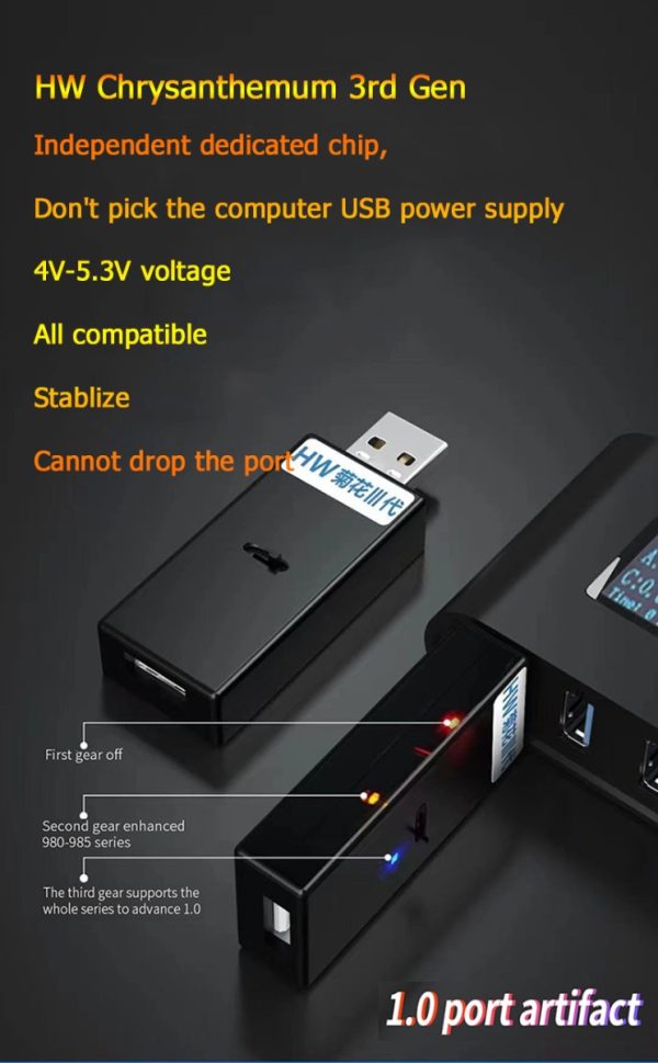 HW Chrysanthemum 3rd Gen Tester USB 1.0 Port Switch Button Mobile Phone Recovery Port Artifact All Compatible Stable Ports