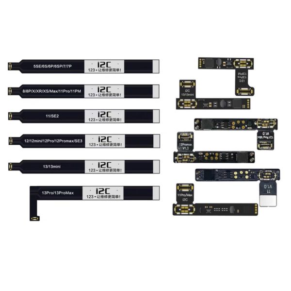 i2ci6sbatterytest i2C i6S Battery Repair / Data Guide Flex Cable for for iPhone 5S-13PM Battery Data Reading and Writing Remove Error Health