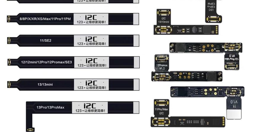 i2C i6S Battery Repair / Data Guide Flex Cable for for iPhone 5S-13PM Battery Data Reading and Writing Remove Error Health
