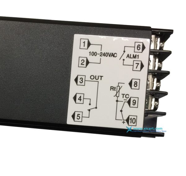 Dual Digital PID Temperature Controller Control Rex-C100 4Digits LED Display Thermostat