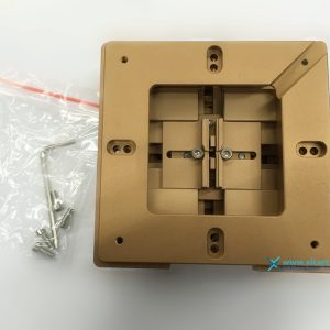 Reballing BGA Station with Wheel Adjustment 80 x80mm & 90mm x 90mm Stencils Template Holder