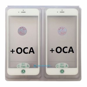 Cold Press 3in1 Front Outer Screen Glass Lens with Frame Bezel + OCA For iPhone (Original) - Image 9