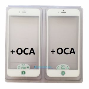 Cold Press 3in1 Front Outer Screen Glass Lens with Frame Bezel + OCA For iPhone (Grade A+) - Image 3