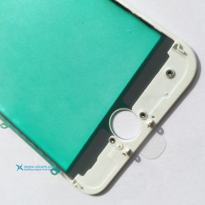 Cold Press 2in1 Front Outer Screen Glass Lens with Frame Bezel For iPhone - (Grade A) - Image 3