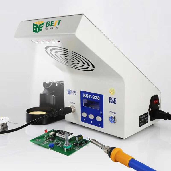 Soldering Station With Smoke Absorber Fan #BEST BST-938