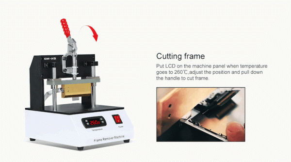 Newest iPhone Frame Bezel Removal Remover Machine #OCAmaster OM-H3