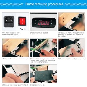 Newest iPhone Frame Bezel Removal Remover Machine #OCAmaster OM-H3