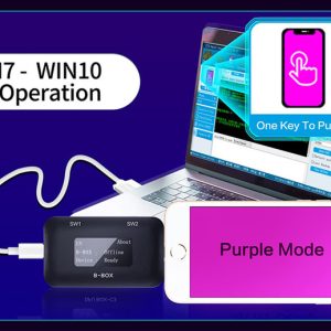 JC B-BOX C3 DFU Box Window DCSD Cable For IOS A7-A11 One Key Purple Mode for iPhone & iPad Unlock WIFI Modify NAND Syscfg