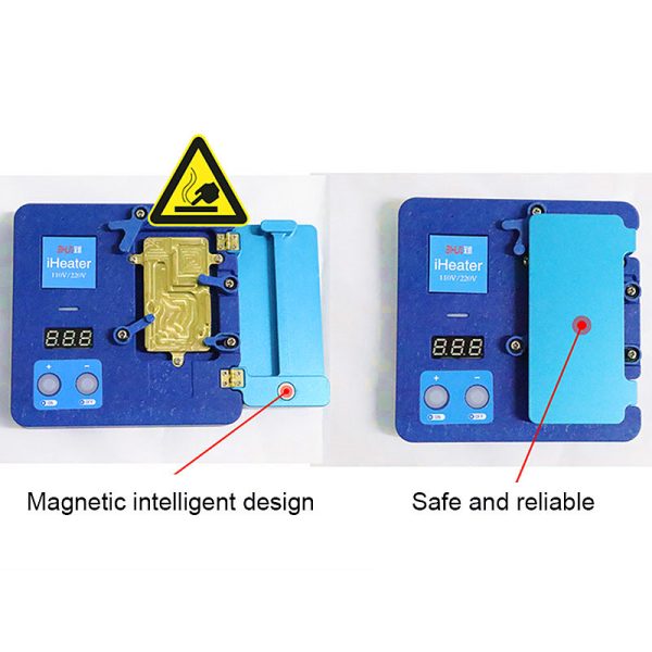 JC iHeater FACE ID Pre-heating Station Thermostat Platform Plate for iPhone X-13 Pro Max Motherboard Fixture
