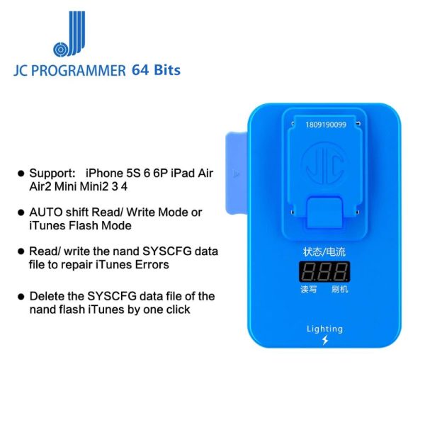 JC Pro1000S PCIE NAND Programmer JC P11 P8 P7 64 32 Bit for iPhone 7 7P 8 8P X XSMAX XR iPad PRO Read Write Error Tes