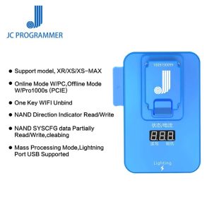 JC Pro1000S PCIE NAND Programmer JC P11 P8 P7 64 32 Bit for iPhone 7 7P 8 8P X XSMAX XR iPad PRO Read Write Error Tes