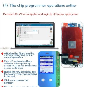 JC V1 EEPROM Programmer for iPhone 11 Pro Max 11 Pro X XR XS XS MAX 8P 7 Original Color/Touch Vibrator Repair Logic Board