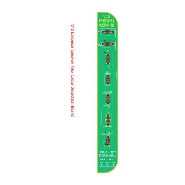 JC V1S Earpiece Speaker Flex Cable Detection Board Receiver FPC Test Ribbon For iPhone 8-11 Pro Max True Tone Face ID Repair