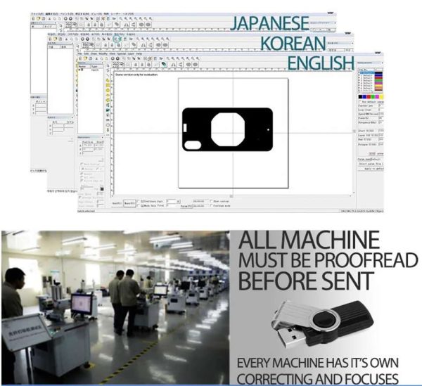 Laser Ingraving Printing & Back Glass Housing Separator laser marking machine # MT G One