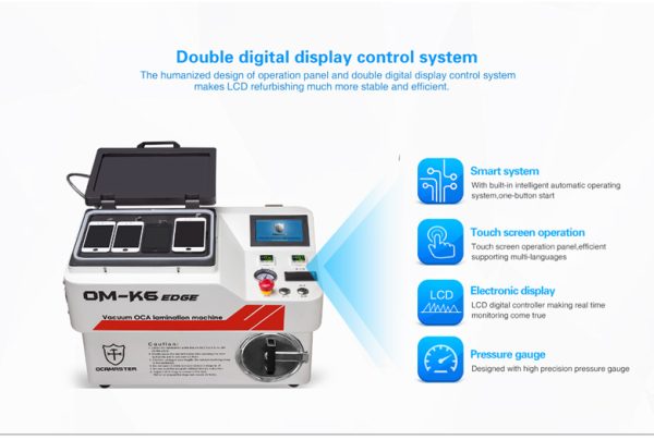 Latest Air Bag Vacuum OCA Lamination Machine for Curved Edge screen #OCAmaster OM K6-Edge