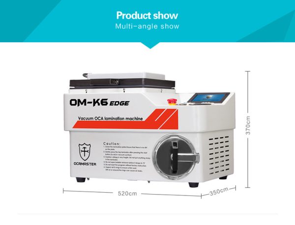 Latest Air Bag Vacuum OCA Lamination Machine for Curved Edge screen #OCAmaster OM K6-Edge