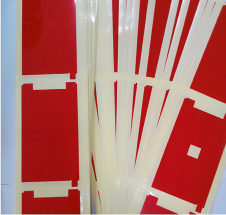 10pcs – LCD Backlight Red Protector Film Sticker for iPhone