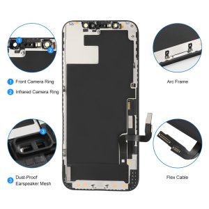 Complete LCD Screen Assembly with Bezel for iPhone 12 / mini / pro / max - Image 4