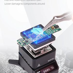 MHP30 Mini OLED Hot Plate Preheater 60W 350℃ Soldering Station Preset Temperature for PCB SMD Heating - Image 10