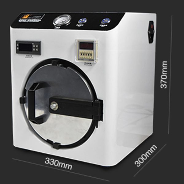 Mini Autoclave Air Bubble Removing Machine for LCD Touch Screen Glass Refurbishment 7inch #MT