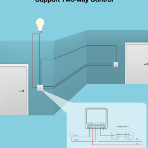 16A Mini Smart Wifi DIY Switch Supports 2 Way Control, Smart Home Automation Module, Works with Alexa Google Home Smart Life App - Image 10