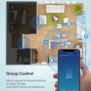16A Mini Smart Wifi DIY Switch Supports 2 Way Control, Smart Home Automation Module, Works with Alexa Google Home Smart Life App - Image 11
