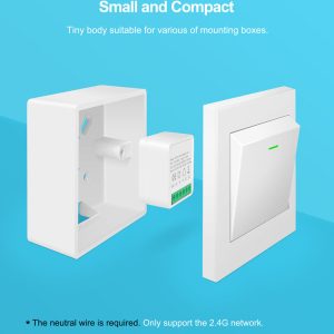 16A Mini Smart Wifi DIY Switch Supports 2 Way Control, Smart Home Automation Module, Works with Alexa Google Home Smart Life App - Image 13