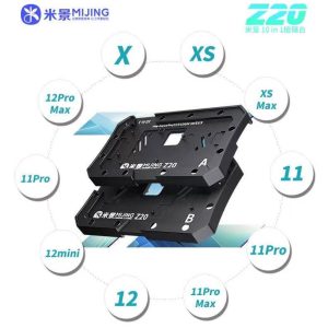 phone Motherboard positioning reballing Jig Fixure BGA Reballing Stencil Platform motherboard soldering tool for iPhone X to 12 Pro Max # MIJING Z20 - Image 3