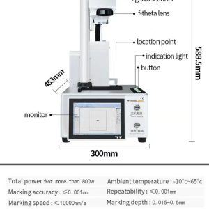 Built-in HD Display Computer Laser Ingraving Printing & Back Glass Housing Separator laser marking machine # MT PG OneSP - Image 4