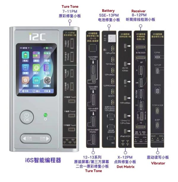 i2C i6S Battery Repair / Data Guide Flex Cable for for iPhone 5S-13PM Battery Data Reading and Writing Remove Error Health