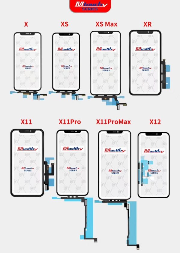 Touch Screen Digitizer Front Glass Lens +OCA for iPhone #Musttby