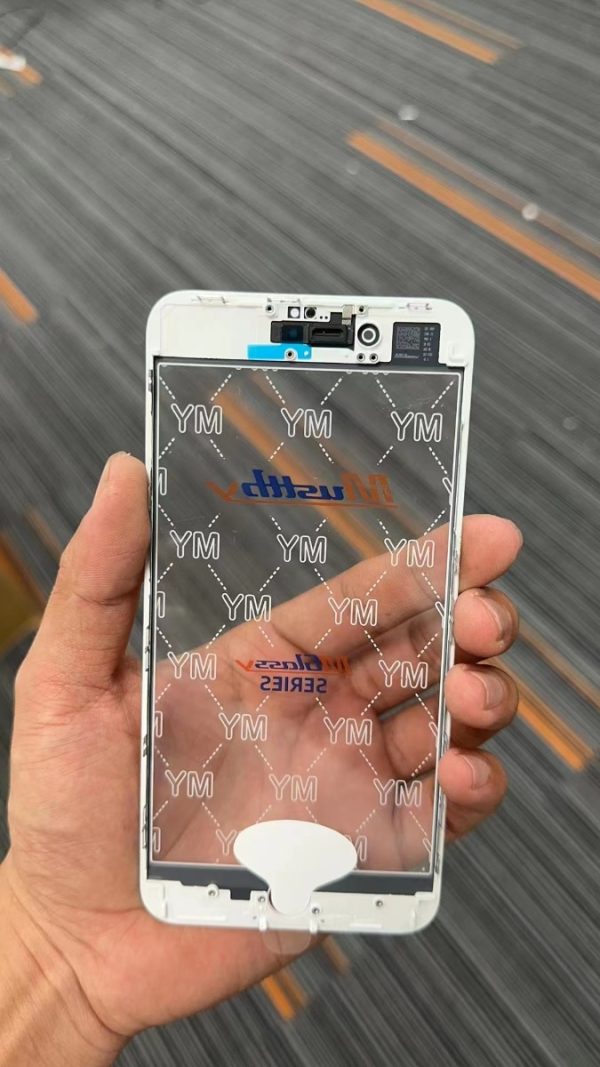 Front Outer Screen Glass Lens +Frame+OCA (+Polarized) For iPhone # Musttby