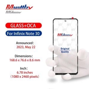Front Cover Glass Lens (+OCA) for Samsung # Mustthy - Image 3
