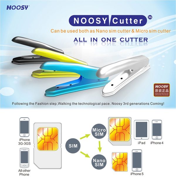 2 in 1 Nano & Micro SIM Cutter #NOOSY