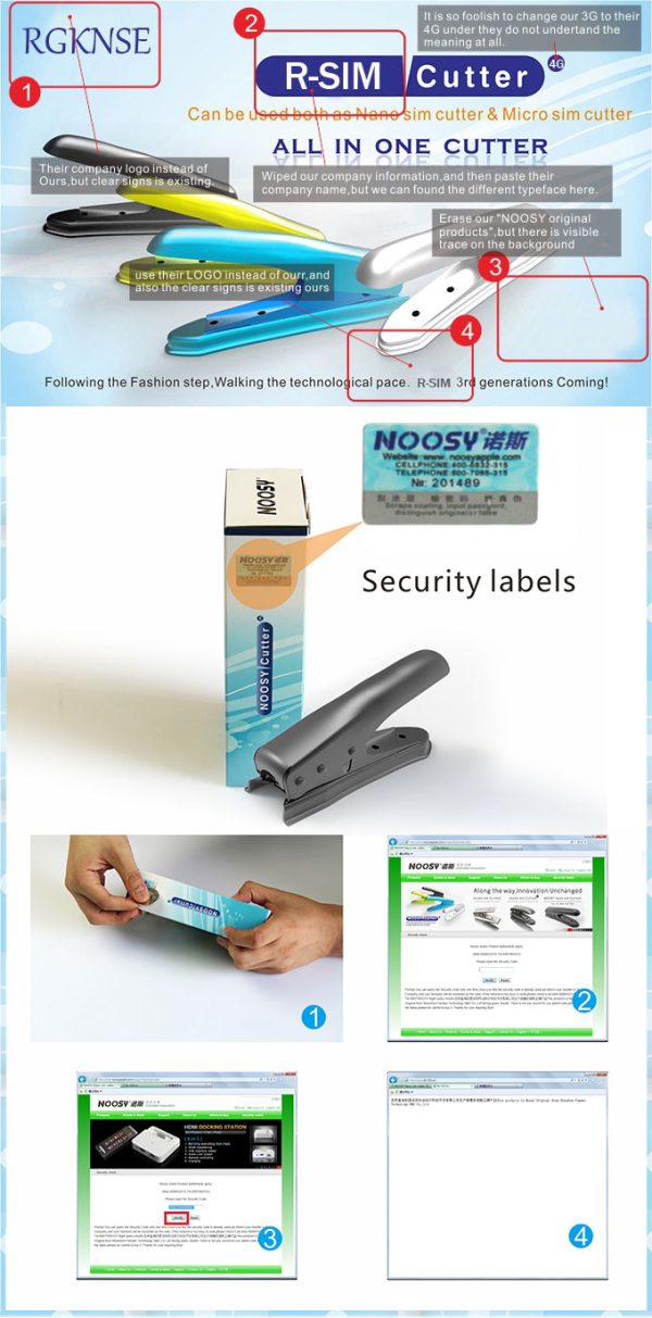 2 in 1 Nano & Micro SIM Cutter #NOOSY