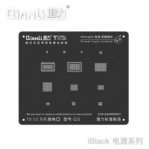 Qianli Universal Square Hole Power Logic Module Black Reball Stencil for iPhone 8 7 6s 6 5 5s Plus Japan imported steel mesh