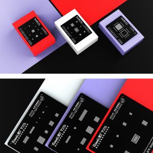 Qianli Universal Square Hole Power Logic Module Black Reball Stencil for iPhone 8 7 6s 6 5 5s Plus Japan imported steel mesh