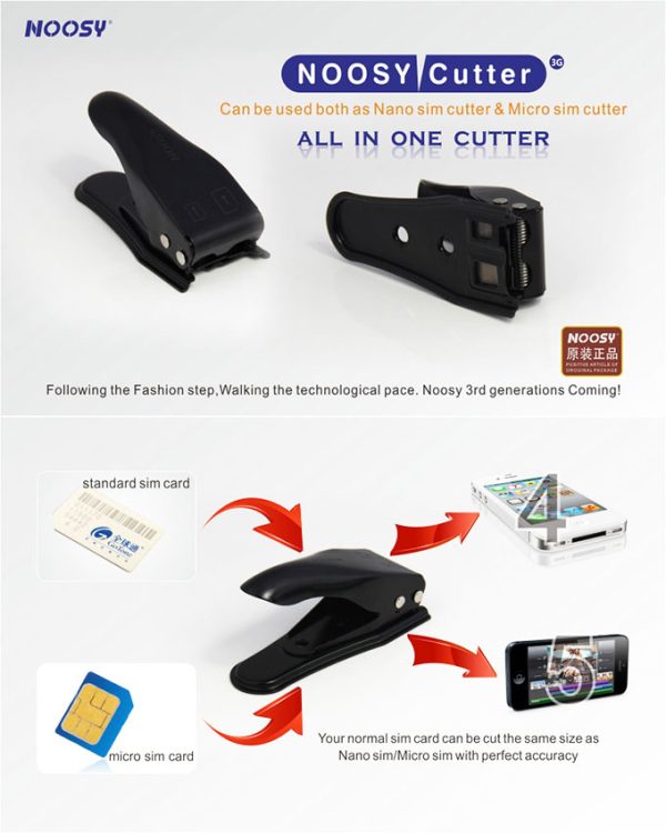 2 in 1 Nano & Micro SIM Cutter #NOOSY