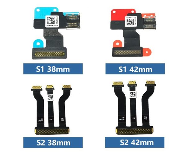 TP + LCD Flex Connetor for Apple Watch S1 S2 S3 S4 S5 S6 # 38 /42 /40 /44mm