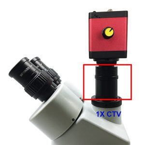 Trinocular microscope camera 1X 1/3 1/2 0.4x CTV interface adapter for SZM45T1 SZM45T2
