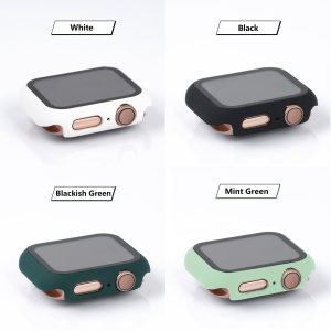 PC Shell with Tempered Glass iWatch Case - Image 4