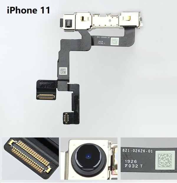 Front Camera with Ambient Light Sensor Assembly Replacement Parts for iPhone 11 / Pro / Max