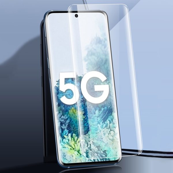 Full Coverage Full Glue Full Transparency UV Protective Film For Oneplus 1+8 , Samsung S10 / S20 / + / Note 10 / Plus