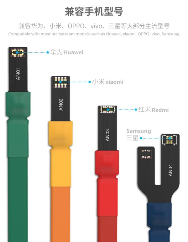 Power Supply iPower test Cable for Android #Samsung, Huawei, xiaomi, OPPO, vivo # MEGA-IDEA
