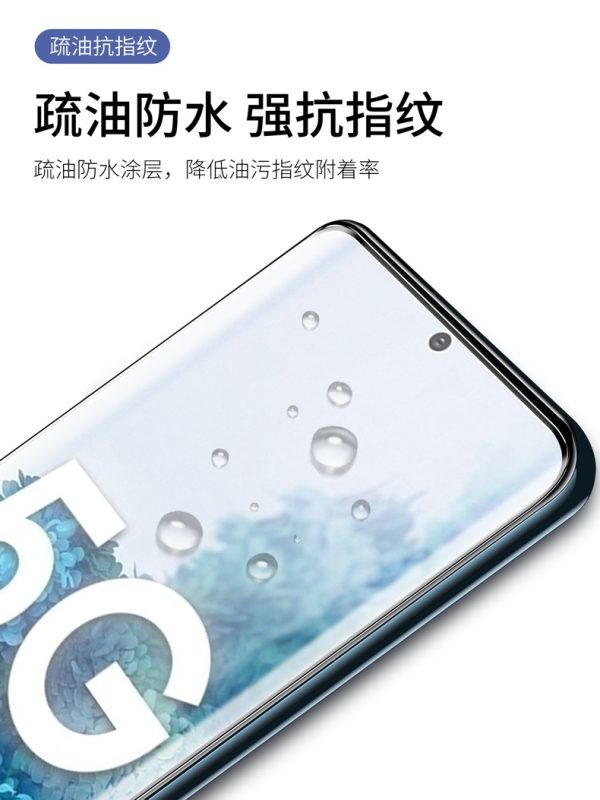 Full Coverage Full Glue Full Transparency UV Protective Film For Oneplus 1+8 , Samsung S10 / S20 / + / Note 10 / Plus