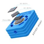 QIANLI Bat-LP550 MINI Heating Fixed Derubber Table For iPhone A8 A9 A10 A11 CPU NAND HDD IC Positioning fixture for degumming